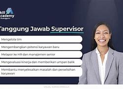 Junior Supervisor Produksi Adalah